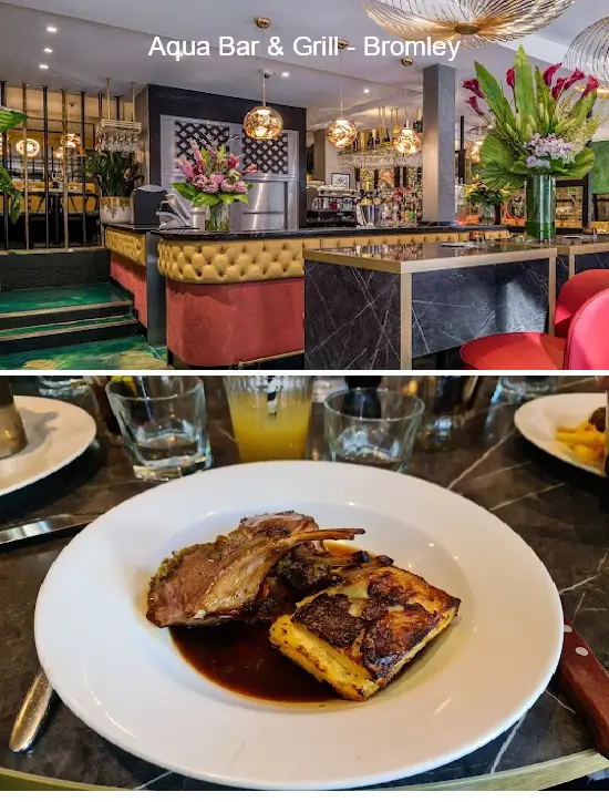 aqua bar & grill   bromley