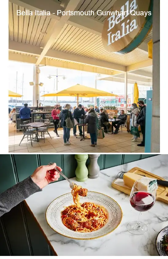 bella italia   portsmouth gunwharf quays