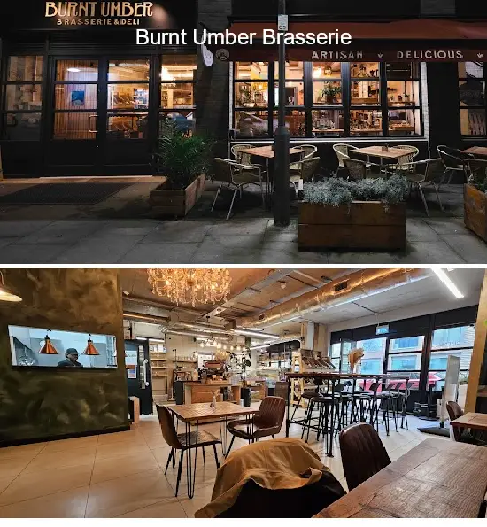 burnt umber brasserie