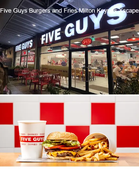 five guys burgers and fries milton keynes xscape