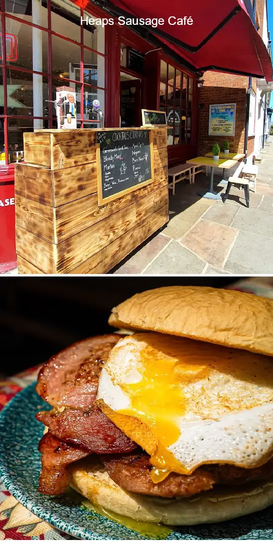 heaps sausage café