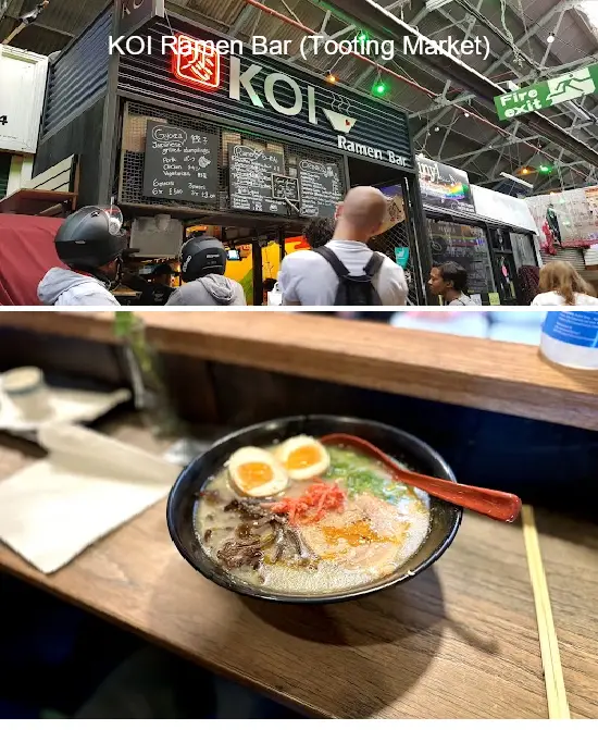koi ramen bar tooting market