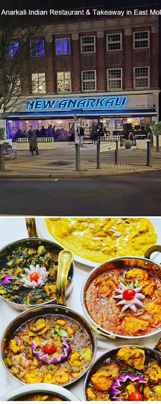 new anarkali indian restaurant & takeaway in east molesey