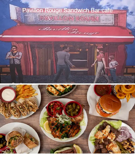 pavillon rouge sandwich bar cafe