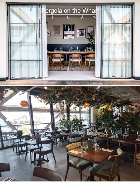 pergola on the wharf