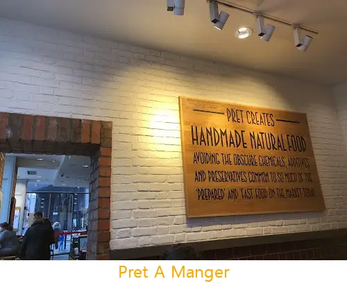 pret a manger westminster