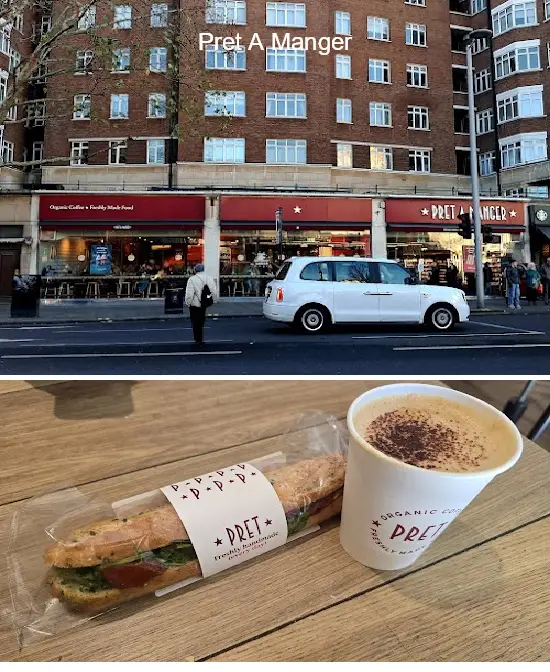 pret a manger kensington and chelsea