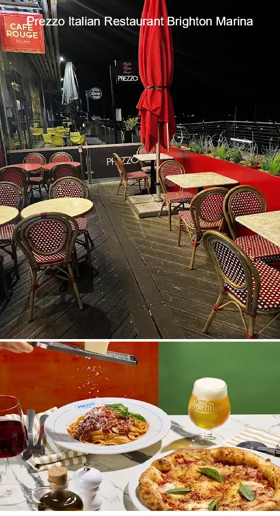 prezzo italian restaurant brighton marina