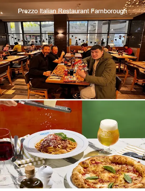 prezzo italian restaurant farnborough