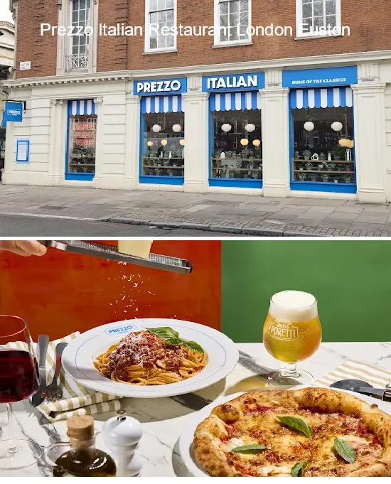 prezzo italian restaurant london euston
