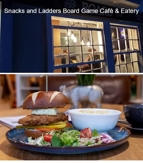 snacks and ladders board game café & eatery