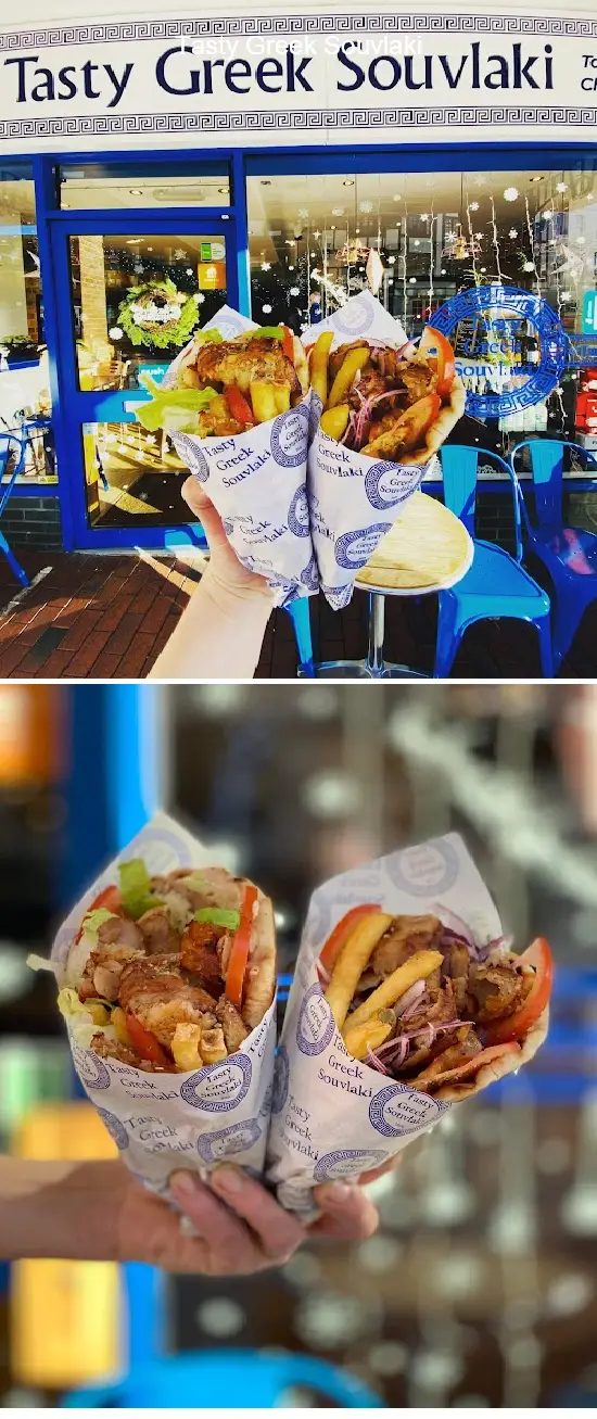 tasty greek souvlaki