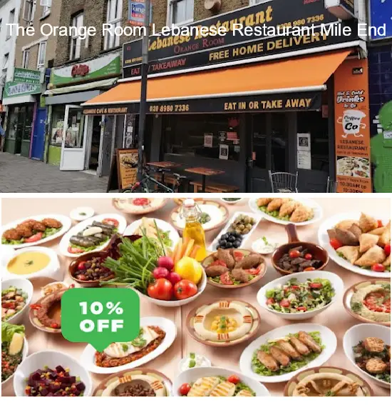 the orange room lebanese restaurant mile end