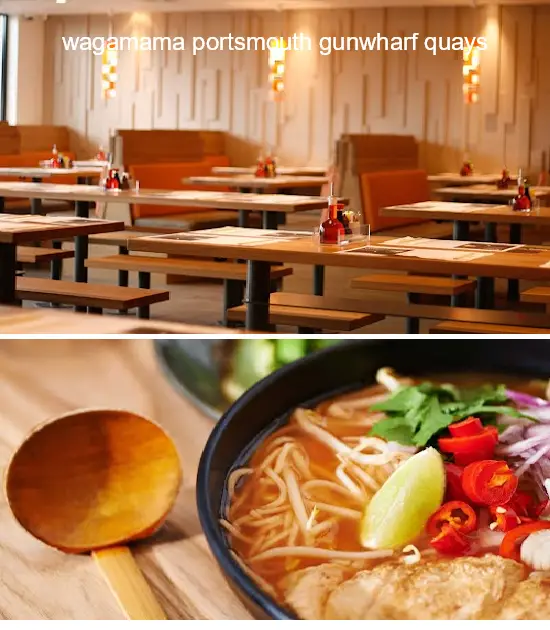 wagamama portsmouth gunwharf quays